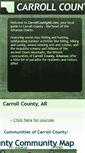 Mobile Screenshot of carrollcountyar.com