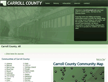 Tablet Screenshot of carrollcountyar.com